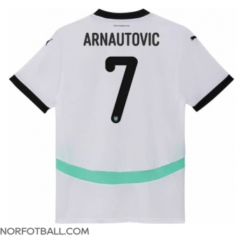 Billige Fotballdrakt Østerrike Marko Arnautovic #7 Replika Bortedrakt Dame EM 2024 Kortermet